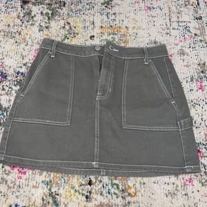 NWOT Army Green Skirt